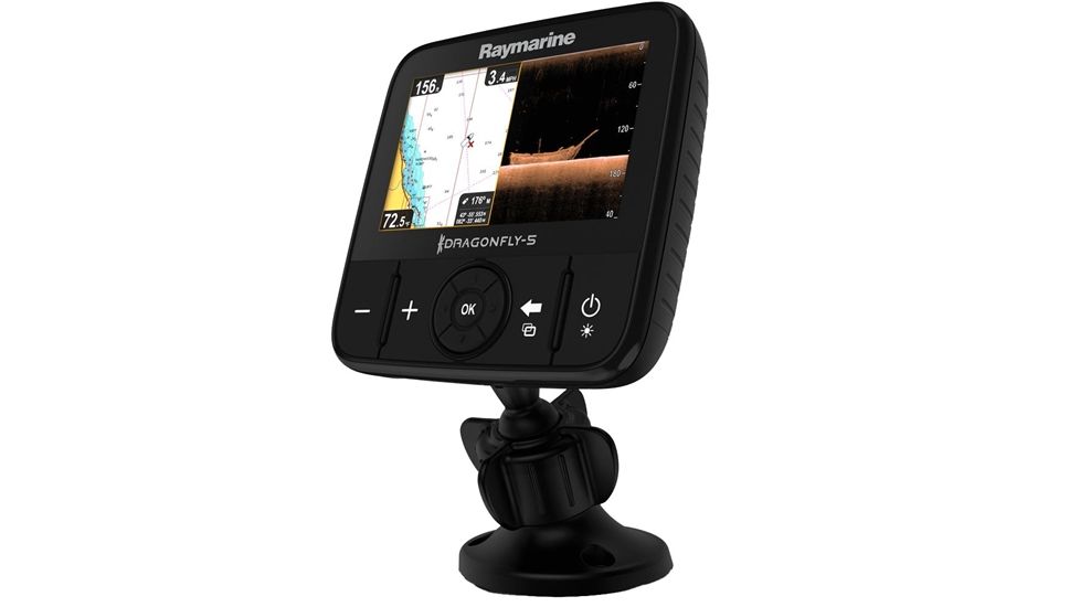 Raymarine 5 Pro Sonar, Downvision, Chart, Black, 5in E70293-NAG