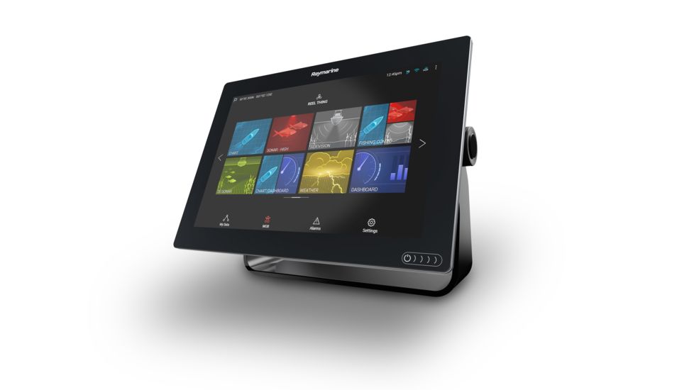 Raymarine Axiom 12in Touch Screen Multifunction Navigation Display w/ iIntegrated RealVision 3D, 600W Sonar w/ NAG Chart, E70369-00-NAG