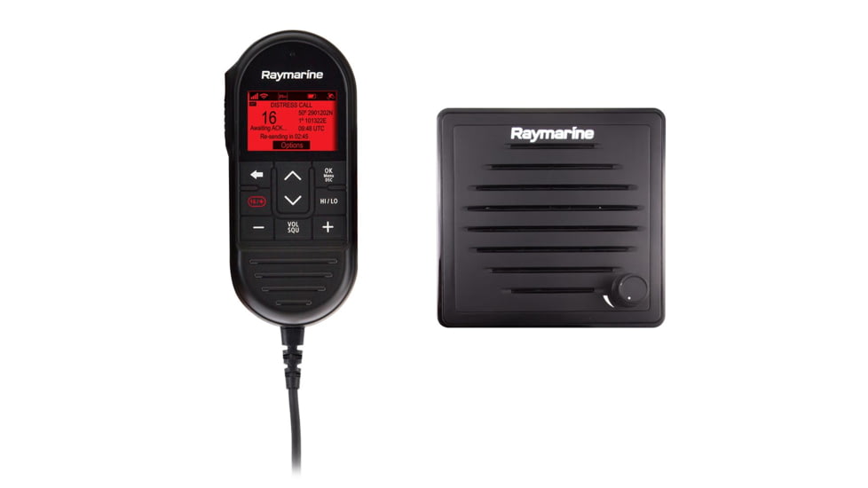 Raymarine Ray90 Wired Second Station Kit w/Passive Speaker, RayMic Wired Handset &amp; RayMic Extension Cable - 10M 72772
