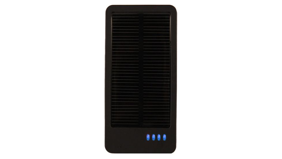 Rayvolution Solar Battery Charger w/ iPhone 5 Adapter Tip, Black 1663