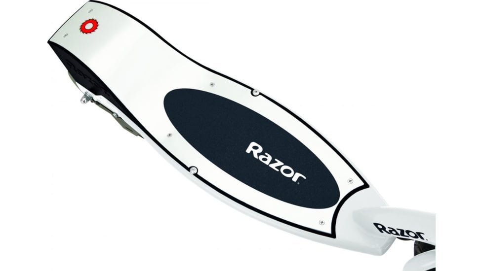 Razor E200S Seated Electric Scooter, White/Red, 13112788