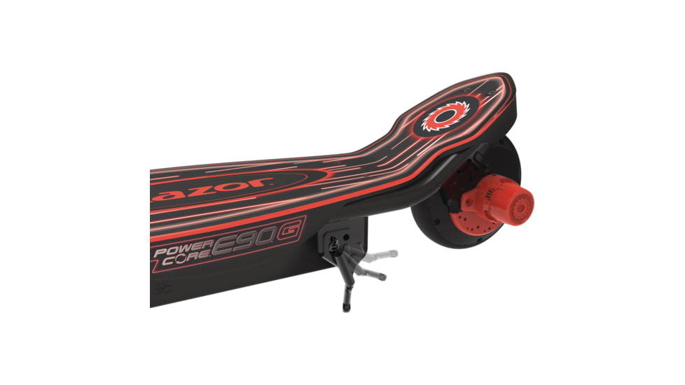 Razor Power Core E90 Glow Electric Scooter, Black/Red, 13112181