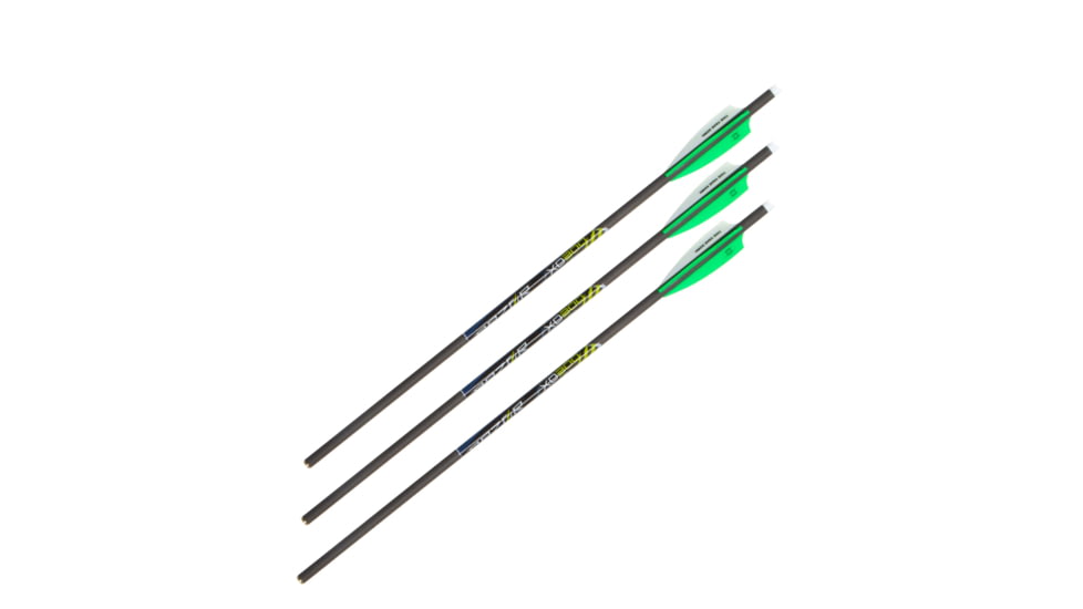 Allen Xd300 Crossbow Bolt, 3 Pack, .003 Straightness, Black, 20in, 93230