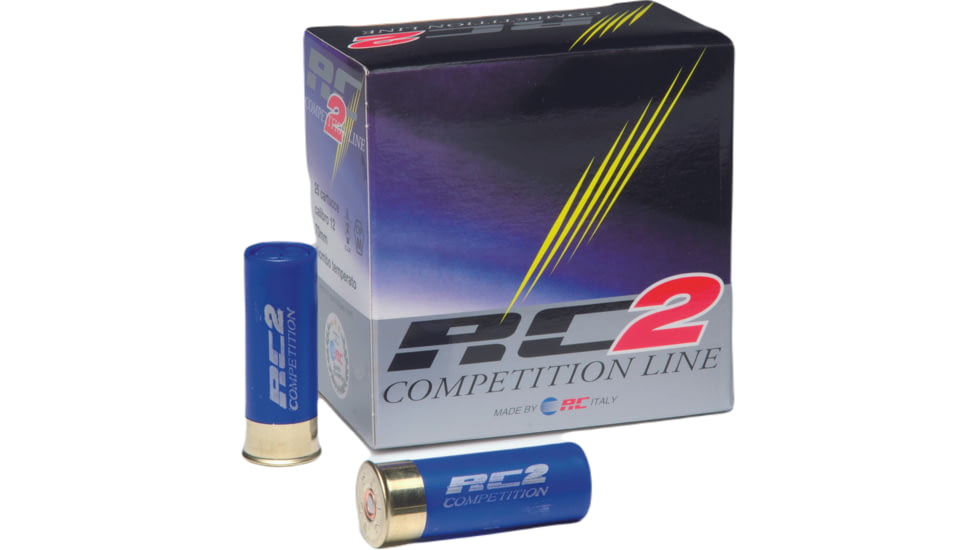 RC Cartridge RC2 Competition 12 Gauge 1oz 2 3/4in Shotgun Ammo, #8, 1165, 250 Rounds, RC21L8