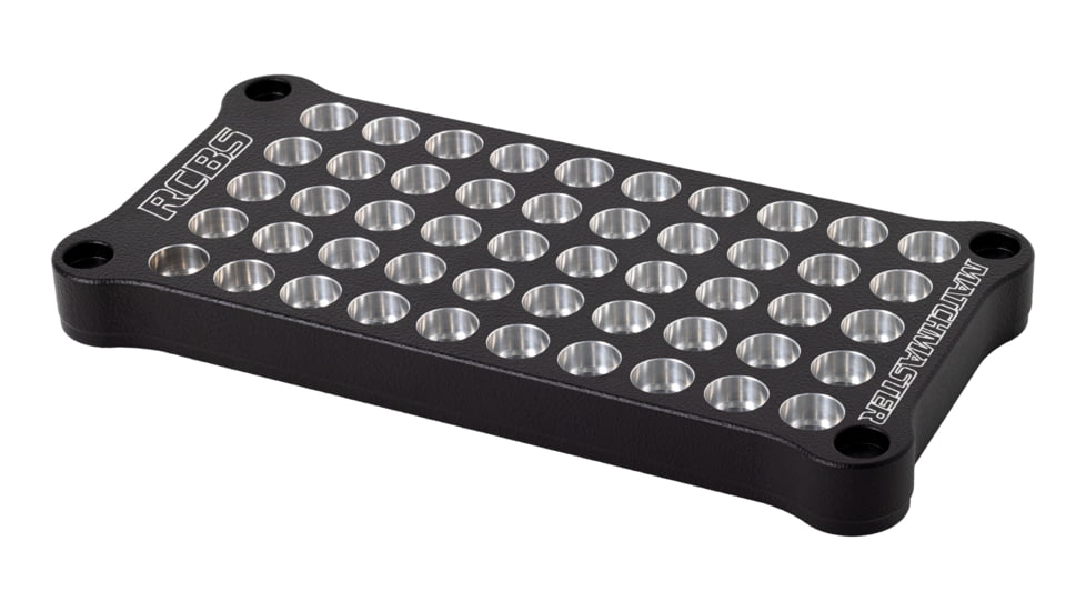 RCBS MatchMaster Multi-Cartridge Reloading Block, 6061-T6 Aluminum, Black, None, 9499