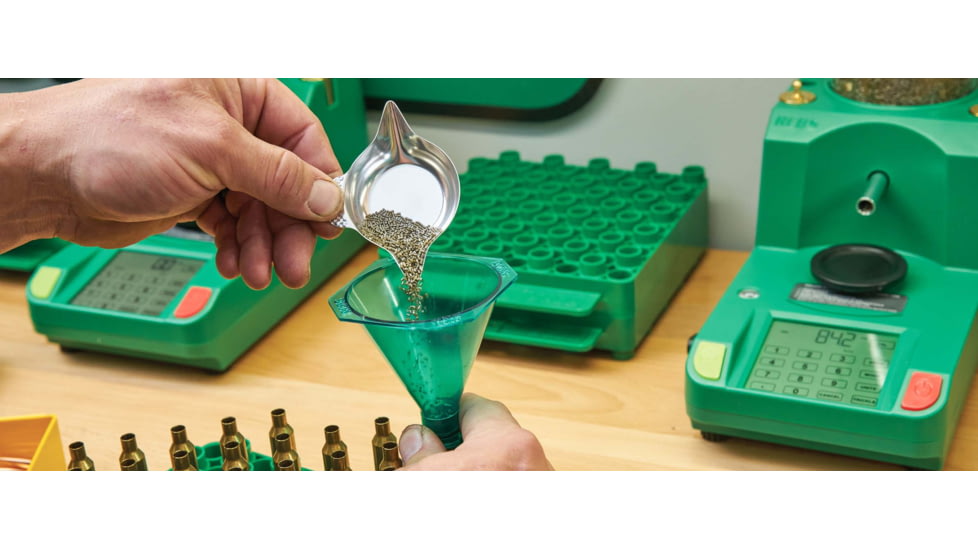 RCBS Quick Change Powder Funnel Kit, Drop Tube &amp; 5 Adapters, 9190