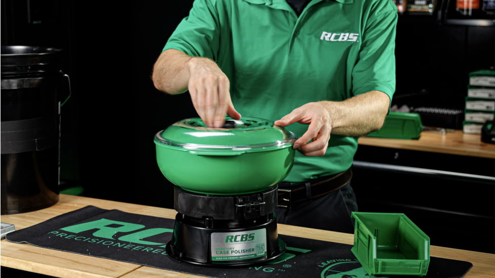 RCBS Vibratory Case Polisher QD 120V, Green, 87062