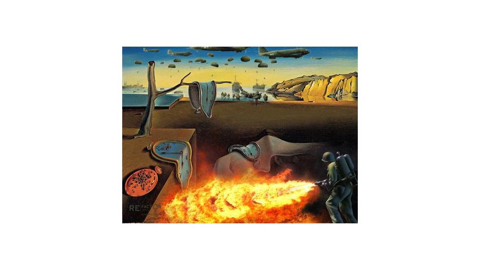 RE Factor Tactical Dali Flame Poster, 18 x 24in RFPOSD
