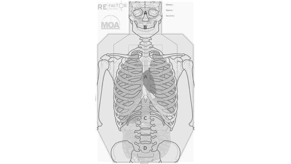 RE Factor Tactical Kill Zone Target RFTGTKZ10PK