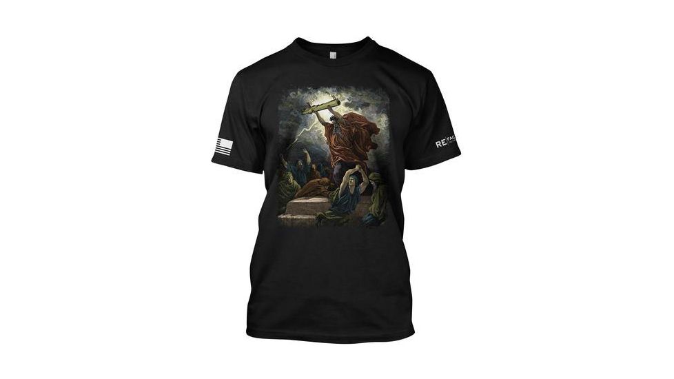 RE Factor Tactical L.A.W. of God T-Shirt - Mens, Black, 2XL RFTSLOG2X