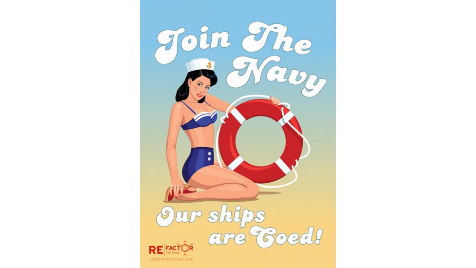 RE Factor Tactical Poster - Join the Navy RFPOJTN
