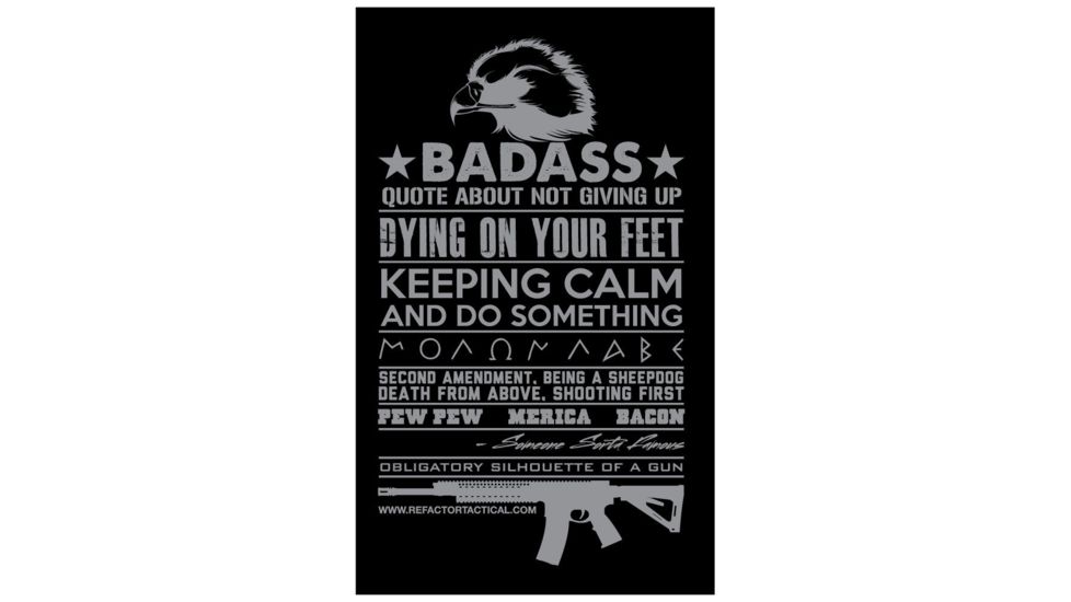 RE Factor Tactical Sticker - Ultimate Motivational RFSTUM