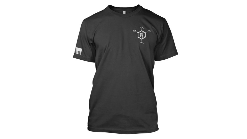 RE Factor Tactical T-Shirt, TNT Molecule, Black, Medium RFTSMLBKMD