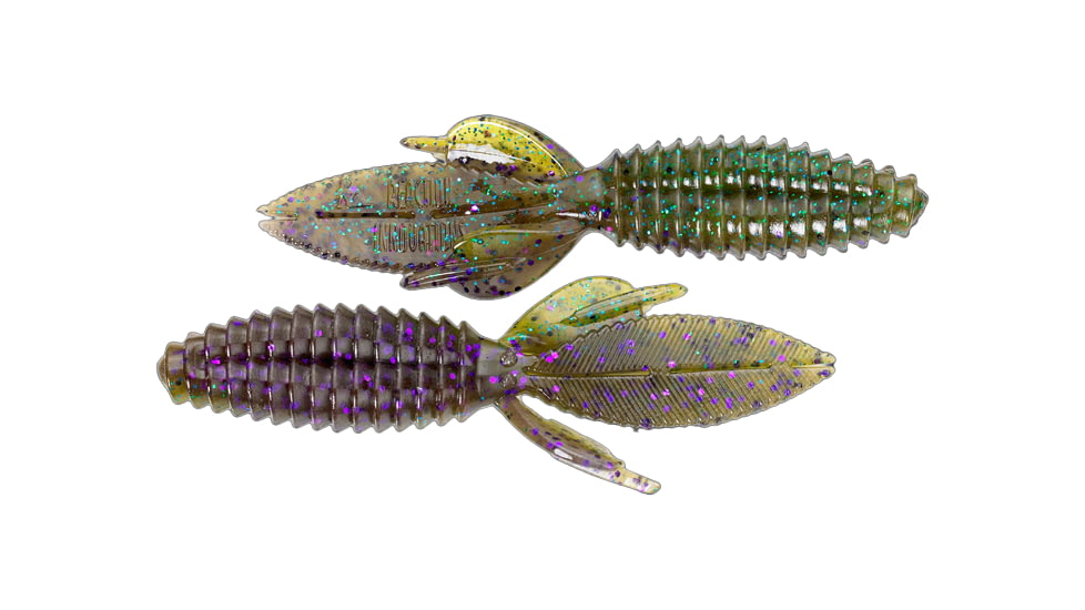 Reaction Innovations Double Wide Beaver Creature Bait, 6, 5.2in, Sprayed Grass, DWB-025