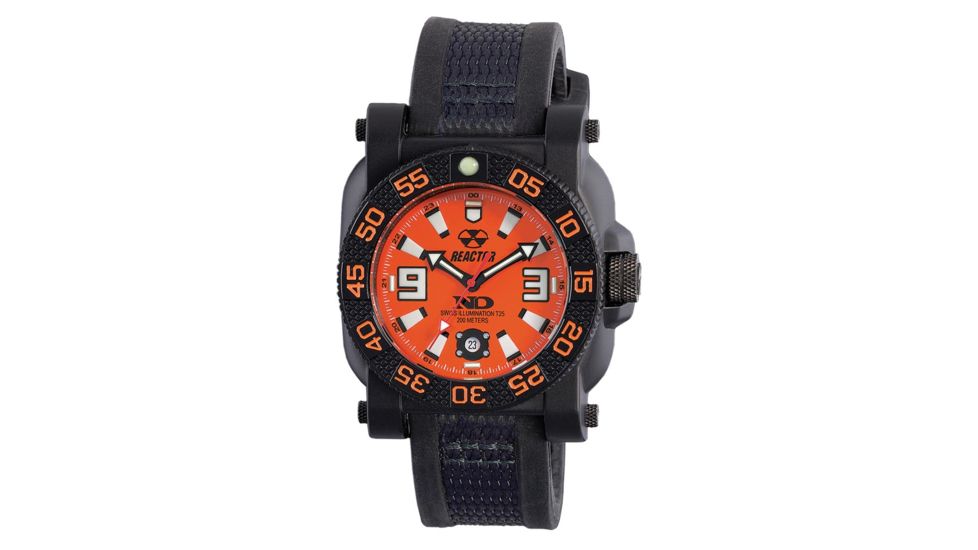 REACTOR Gryphon Watch - Mens, Black / Orange 73808