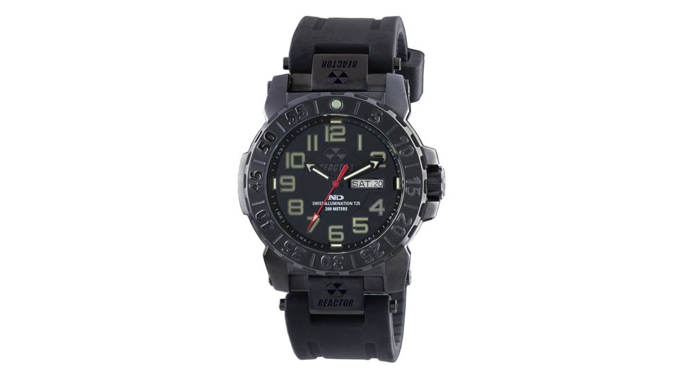 REACTOR Trident 2 Watch - Mens, Black w/ Rubber 50581