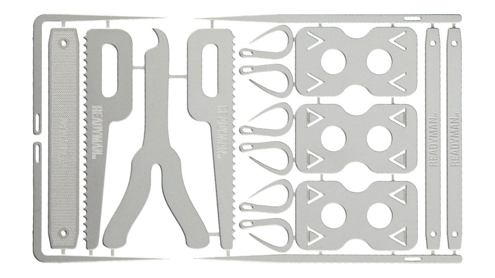 ReadyMan Medical Card, Construction, 0.65 Millimeter Stainless, MEDICAL CARD