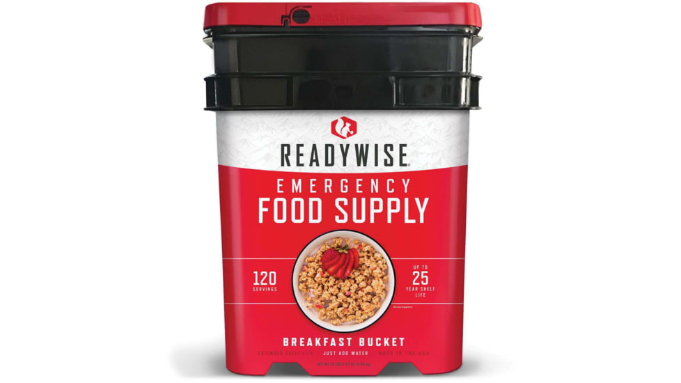 ReadyWise Breakfast Bucket, 120 Servings, RW10-121