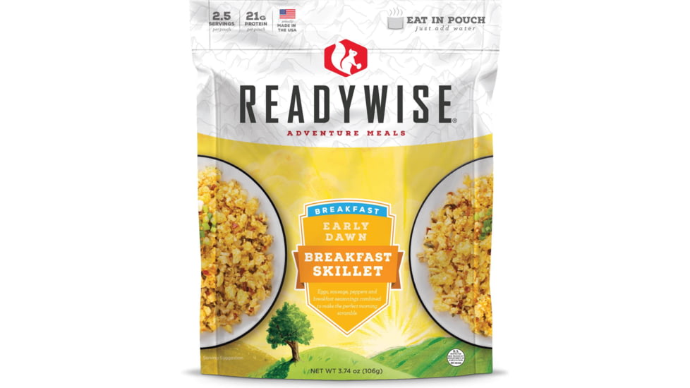 ReadyWise 6 CT Case Early Dawn Egg Scramble, White, 8 x 11.25 x 9.75, RW05-012