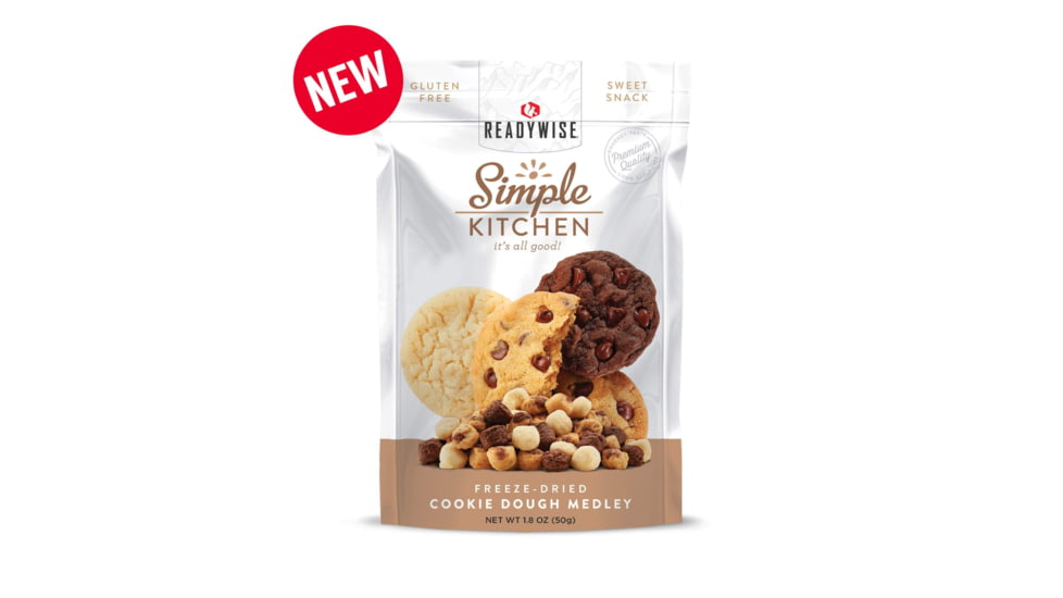 ReadyWise 6 CT Case Simple Kitchen Cookie Dough Medley, White, 5.75 x 11 x 8.75, RWSK05-022