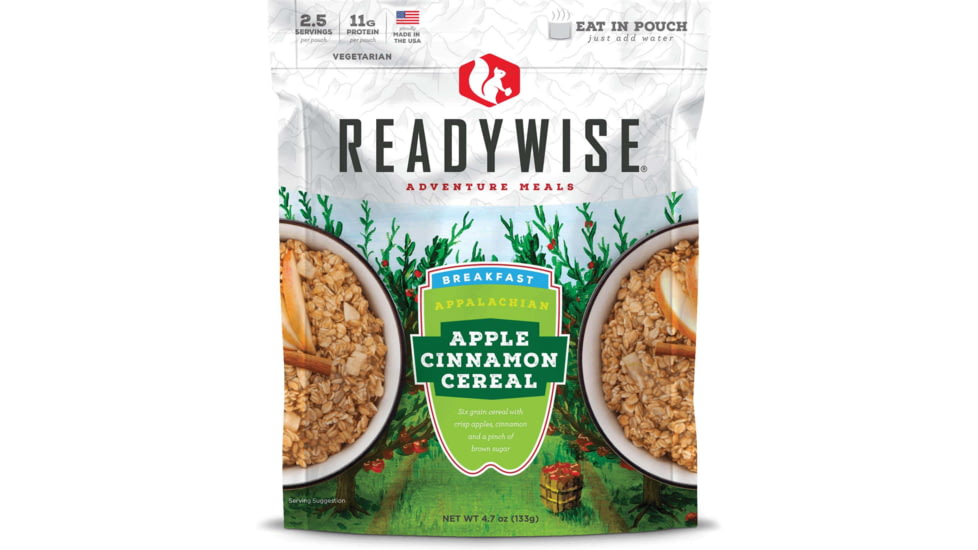 ReadyWise Appalachian Apple Cinnamon Cereal, Single Pouch, RW03-908