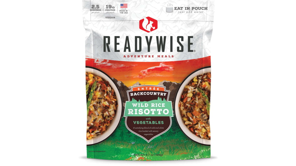 ReadyWise Backcountry Wild Rice Risotto, Single Pouch, RW03-918