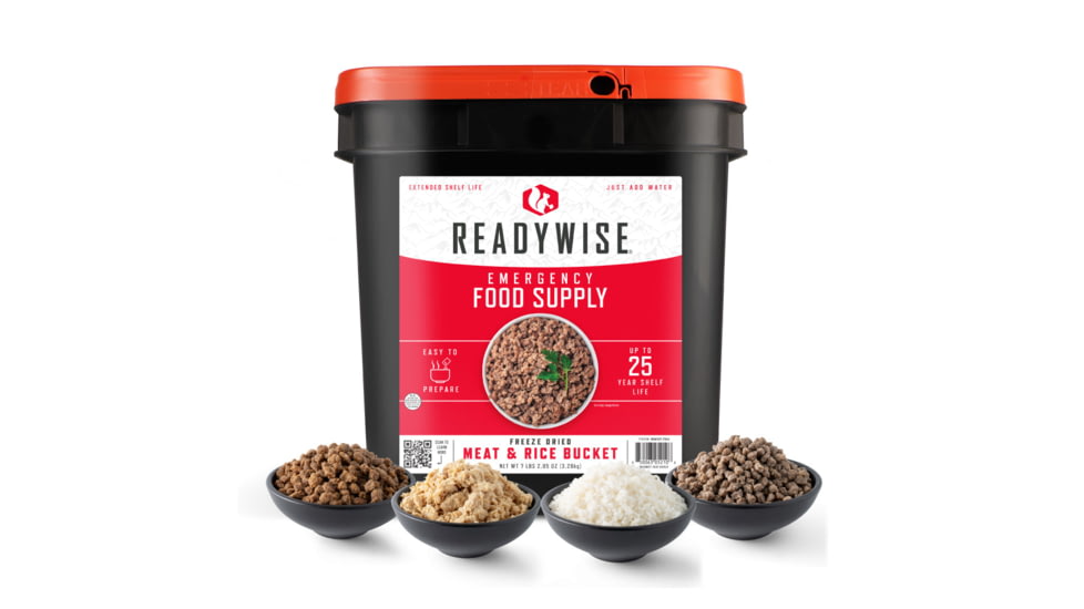 ReadyWise Freeze Dried Meat / Rice Survival Bucket, RW07-704