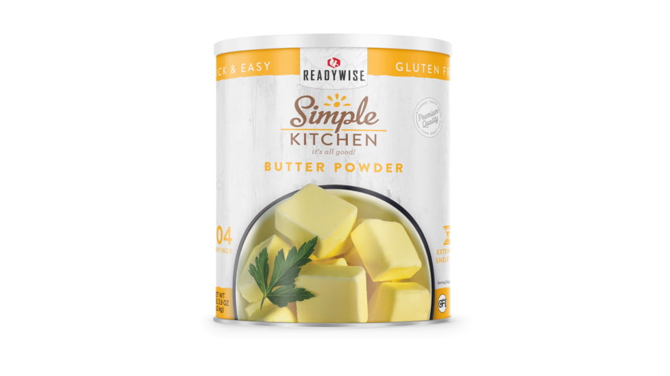 ReadyWise Powdered Butter, 10 Cans, RWSKCN03-019