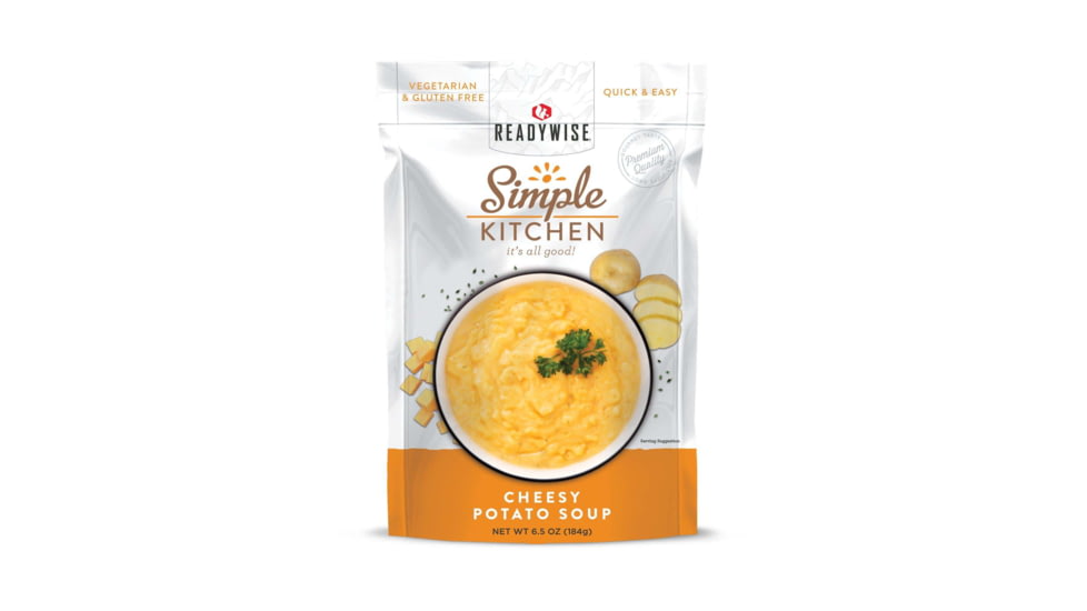 ReadyWise Simple Kitchen Cheesy Potato Soup, Single Pouch, RWSK02-029