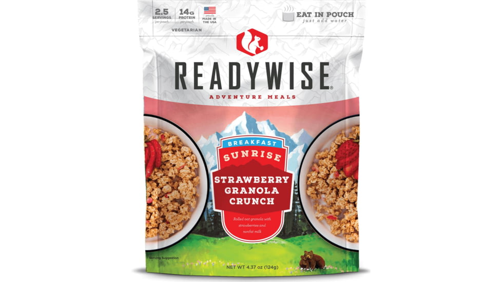 ReadyWise Strawberry Granola Crunch, 6 Pack, RW05-803