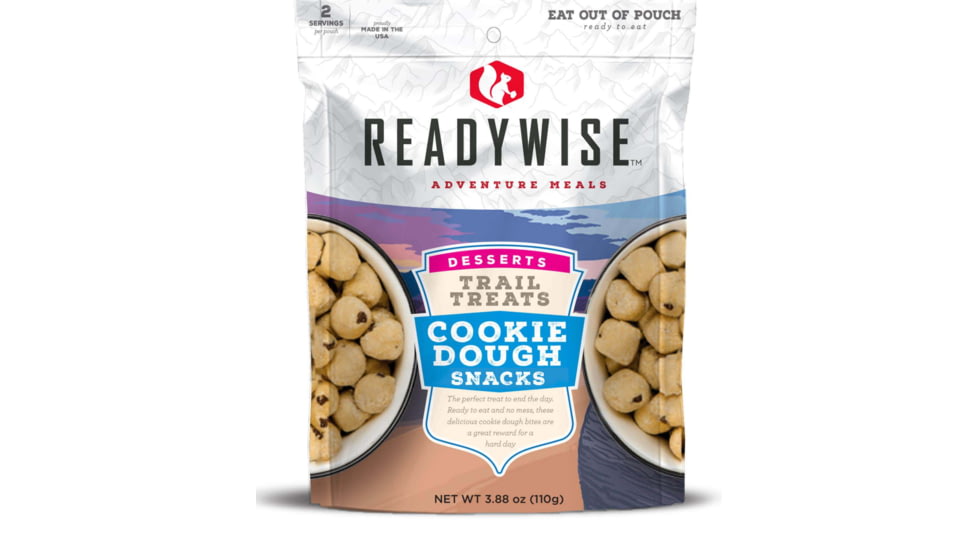 ReadyWise Trail Treats Cookie Dough Snacks, Single Pouch, RW03-913