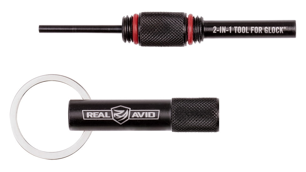 Real Avid 2-in-1 Tool For Glock Disasembly &amp; Front Sight, AVGLOCK21