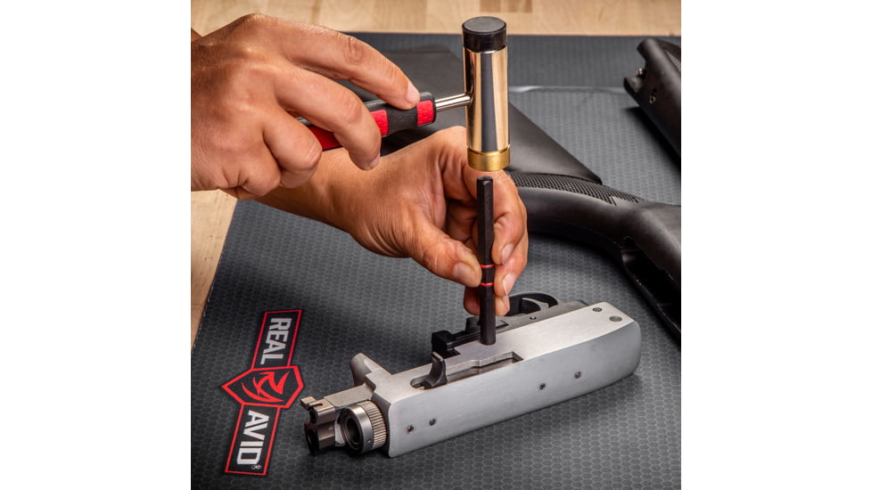 Real Avid Accu-Punch Hammer &amp; Pin Punch Set, Brass, AVHPS-B