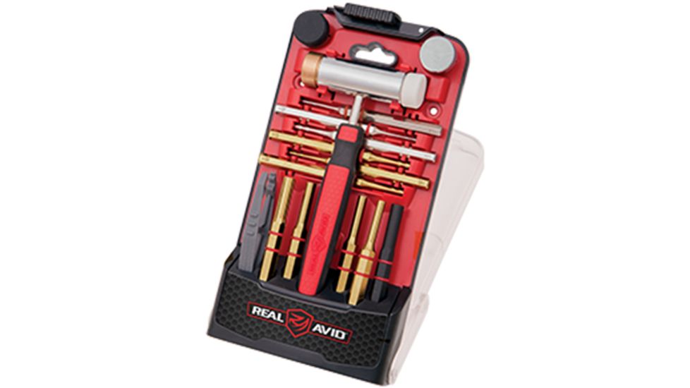 Real Avid Accu-Punch Hammer &amp; Pin Punch Set, Brass, AVHPS-B