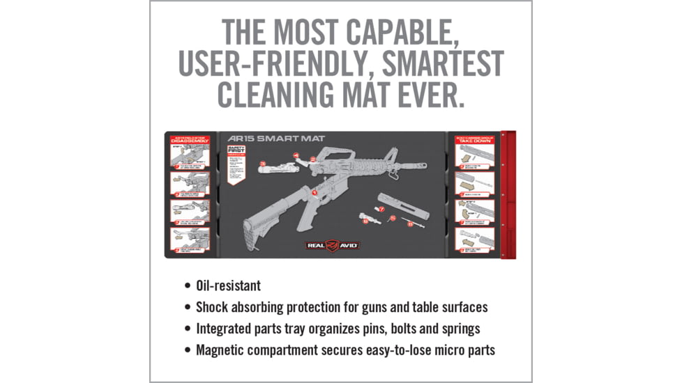Real Avid AR15 Smart Mat, Oil Reststant AVAR15SM
