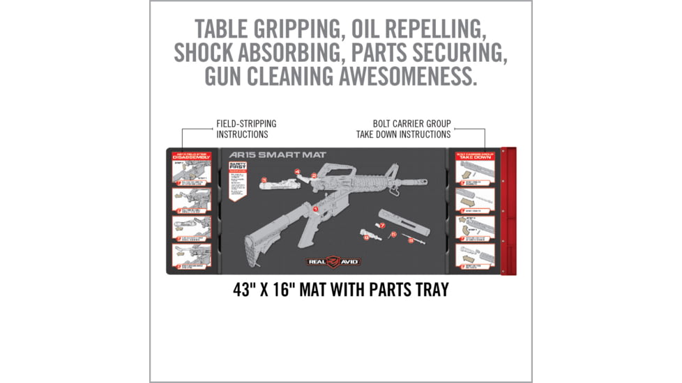Real Avid AR15 Smart Mat, Oil Reststant AVAR15SM