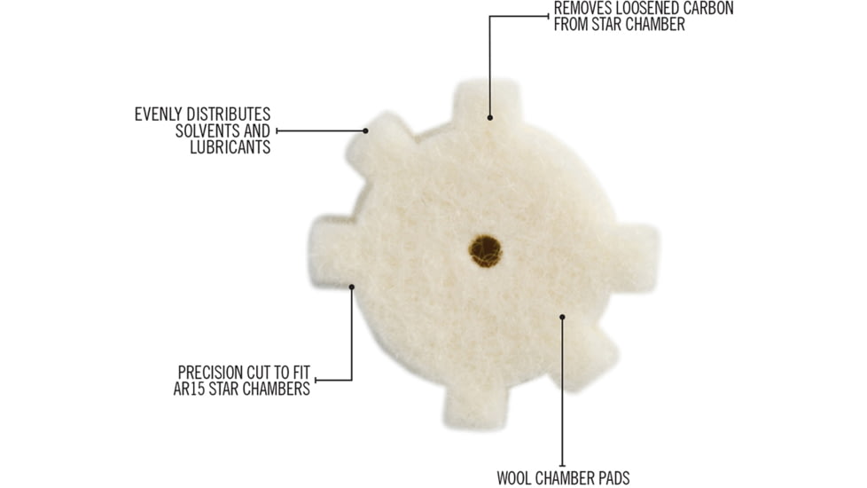 Real Avid AR15 Star Chamber Cleaning Pads AVAR15CP