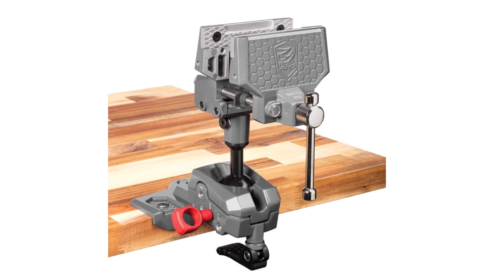 Real Avid Armorers Master Gun Vise, Grey/Red, AVARAMV