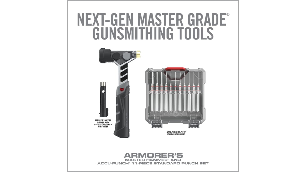 Real Avid Armorers Master Set Hammer And Accu-punch Standard