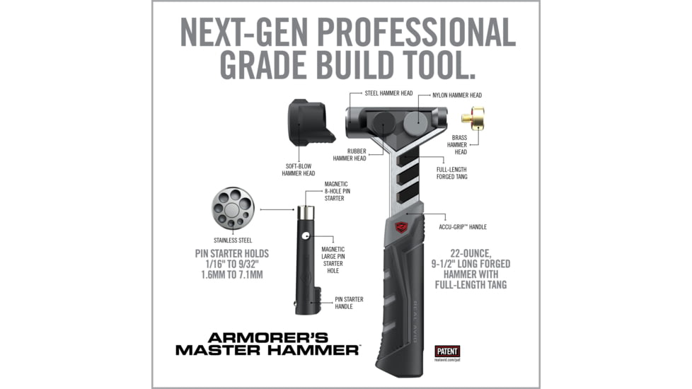 Real Avid Armorers Master Set Hammer And Accu-punch Standard