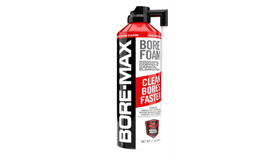 Real Avid Bore-max Bore Foam 12 Oz. Aerosal Flip Up Nozzle