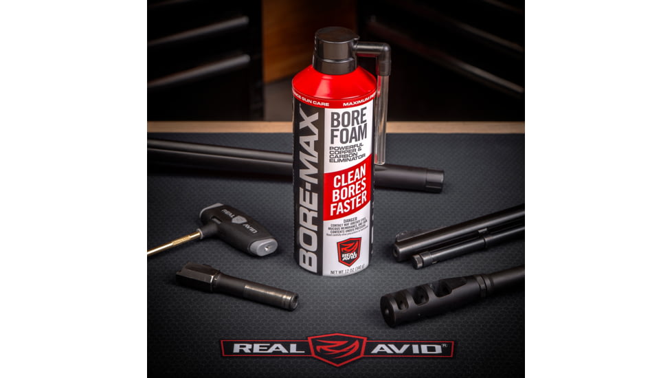 Real Avid Bore-max Bore Foam 12 Oz. Aerosal Flip Up Nozzle