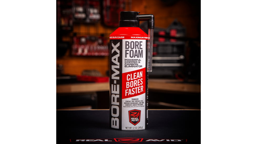 Real Avid Bore-max Bore Foam 12 Oz. Aerosal Flip Up Nozzle