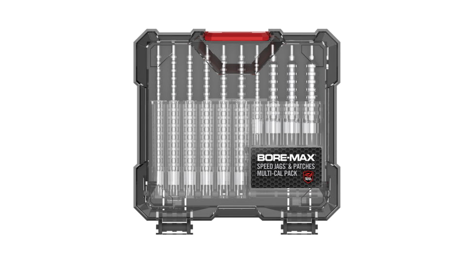 Real Avid Bore-Max Speed Jags &amp; Patches Multi-Caliber Pack, Grey, Medium, AVBMJAGS