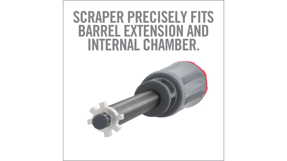 Real Avid Chamber Boss Cleaning Kit - AR15, Gray/Red, AR15, AVAR15CB