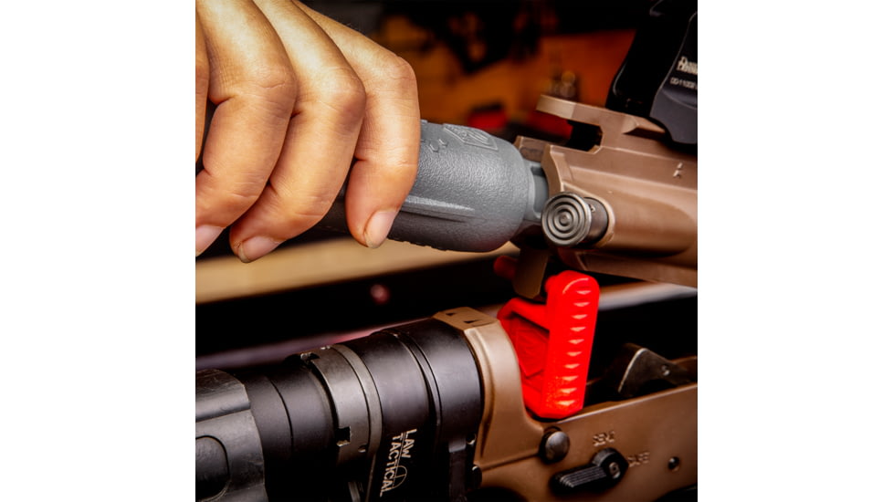 Real Avid Chamber Boss Cleaning Kit - AR15, Gray/Red, AR15, AVAR15CB