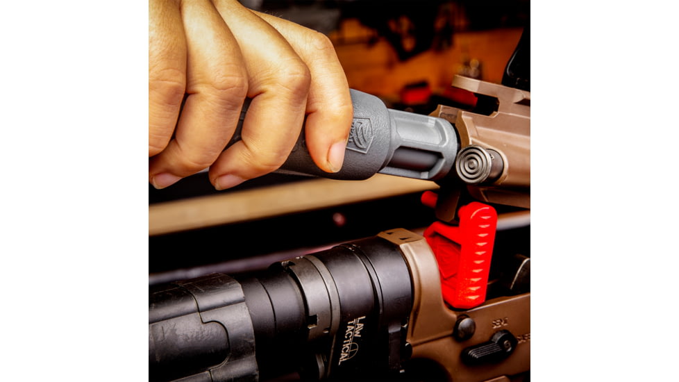 Real Avid Chamber Boss Cleaning Kit - AR15, Gray/Red, AR15, AVAR15CB
