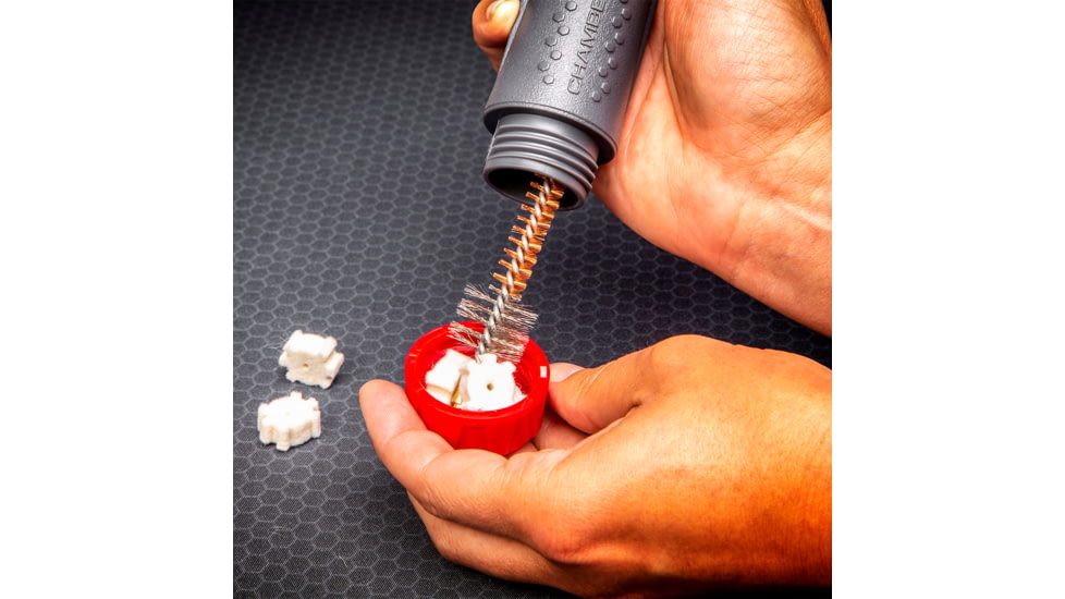 Real Avid Chamber Boss Cleaning Kit - AR15, Gray/Red, AR15, AVAR15CB