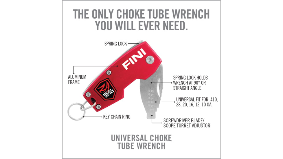 Real Avid FINI Universal Shotgun Choke Tube Wrench AVCWT210