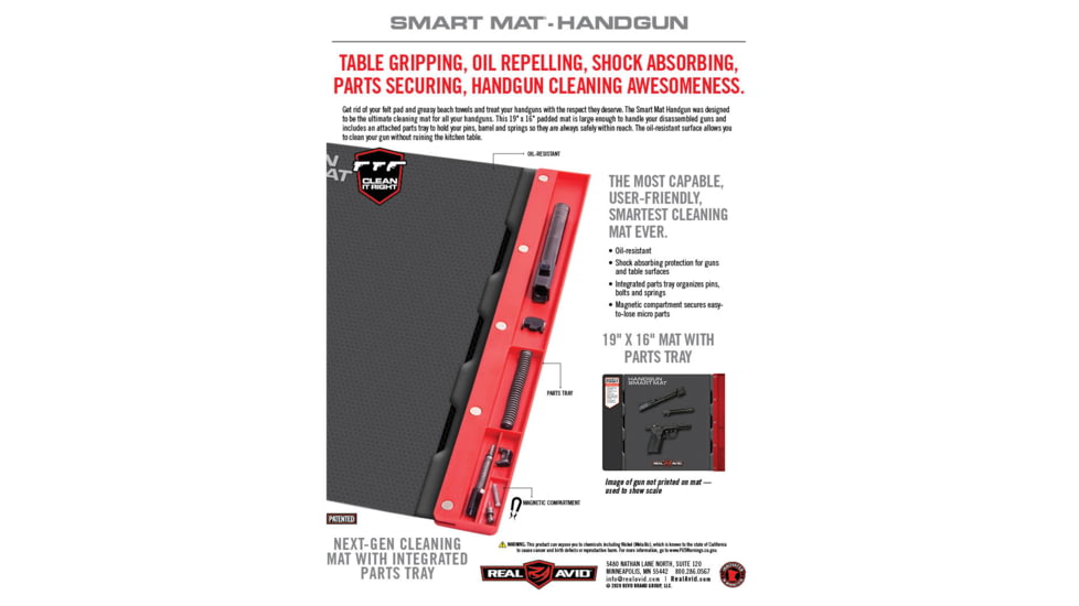 Real Avid Handgun Smart Mat, AVUHGSM